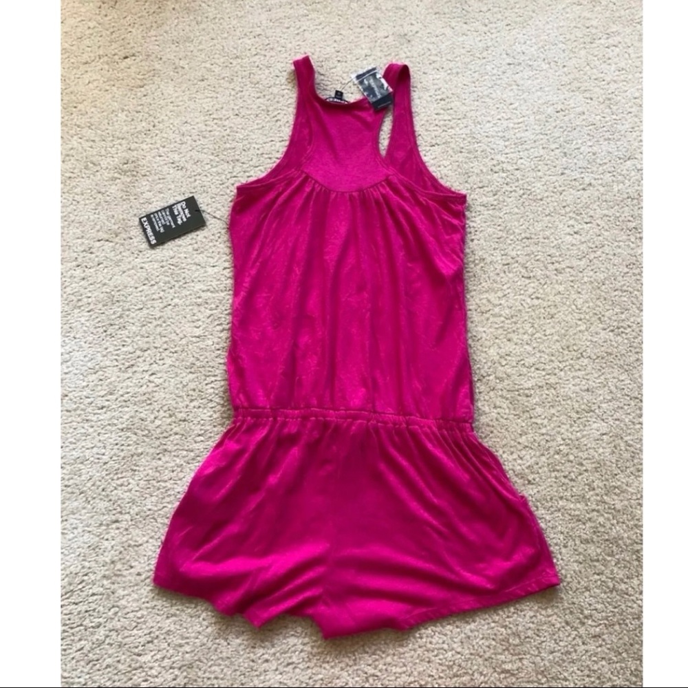 New Express Pink Romper - Picture 2 of 6